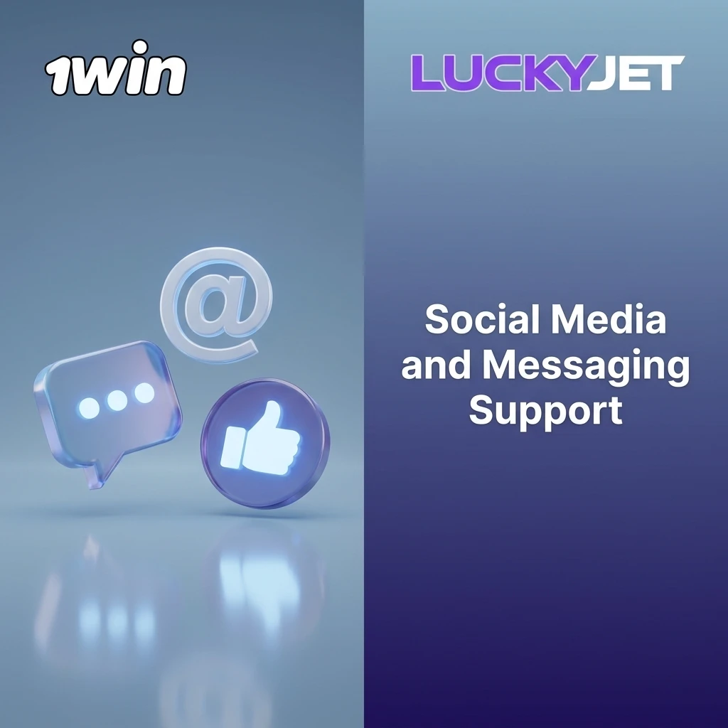 1win support via Telegram, WhatsApp, Facebook Messenger and Twitter for quick queries and updates